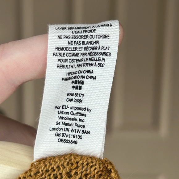 Free People Tank Sweater Peplum Polo Neutral Combo Sleeveless Medium Prep - Picture 7 of 8